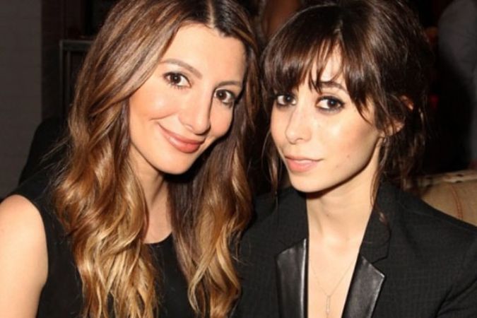 Nina Pedrad with her sister Nasim Pedrad.